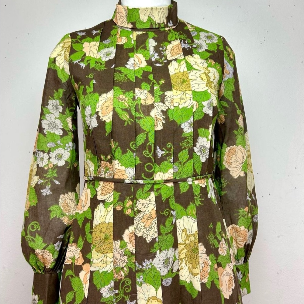 VINTAGE FLORAL DRESS size 2/4